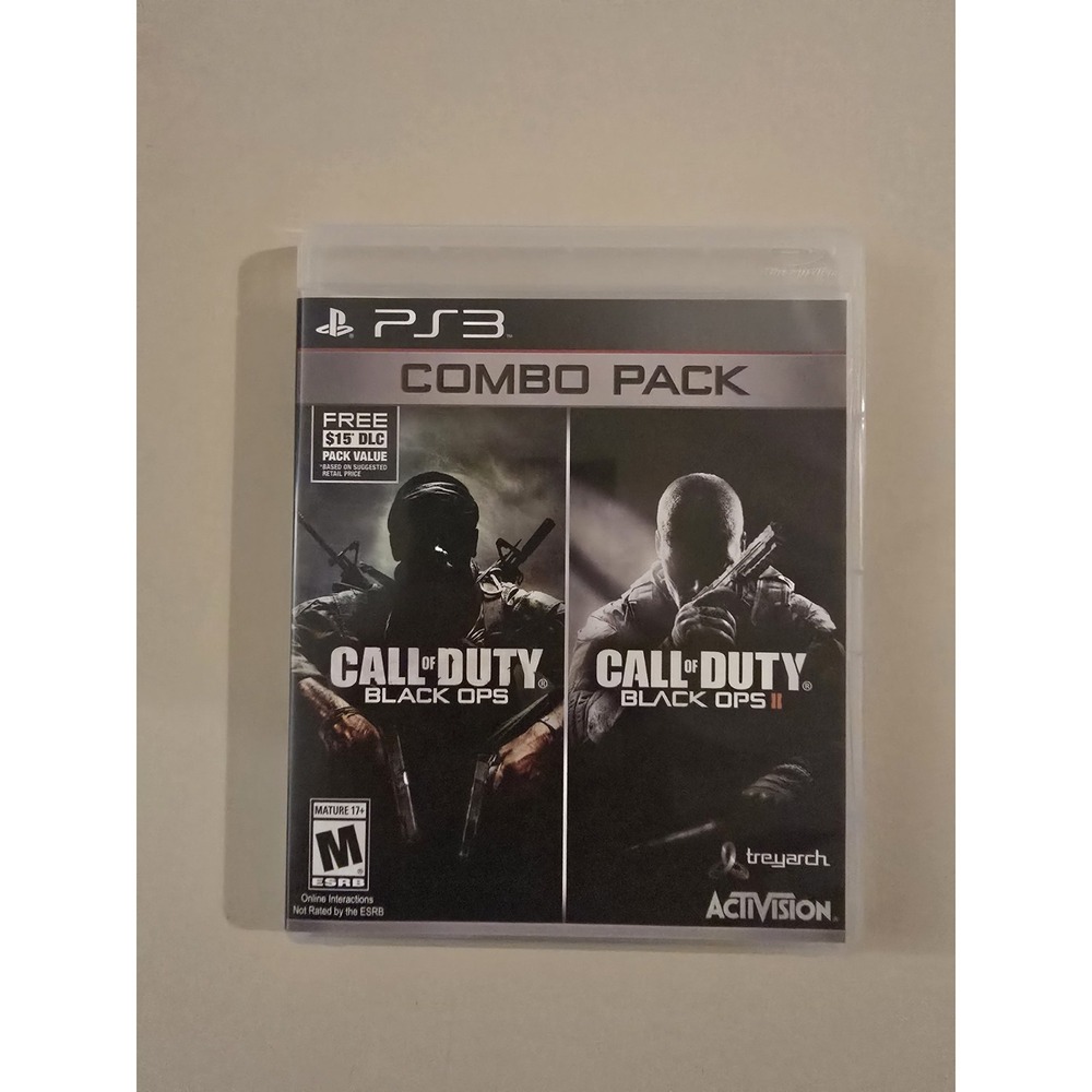 Call of Duty: Black Ops 1 & 2 Combo Pack PS3 Complete Tested Works
